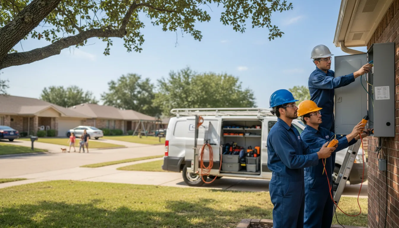 Certified electrician providing emergency electrical services in Pleasantville, OH